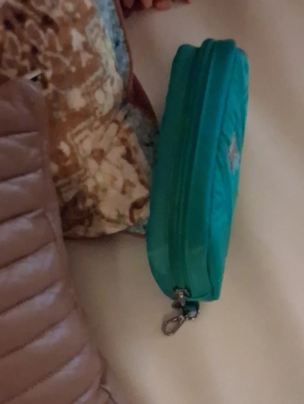 LUG GREEN QUILTED EYEGLASS Case